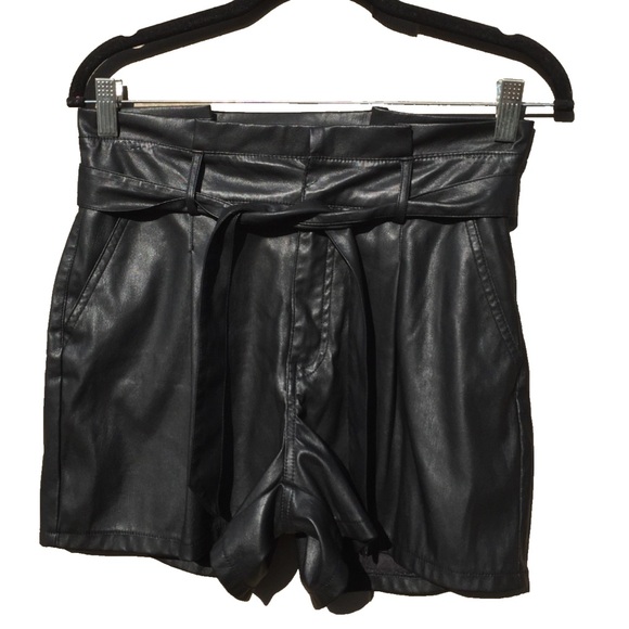sofia by sofia vergara Pants - Sofia Jeans by Sophia Vergara Faux Leather Shorts